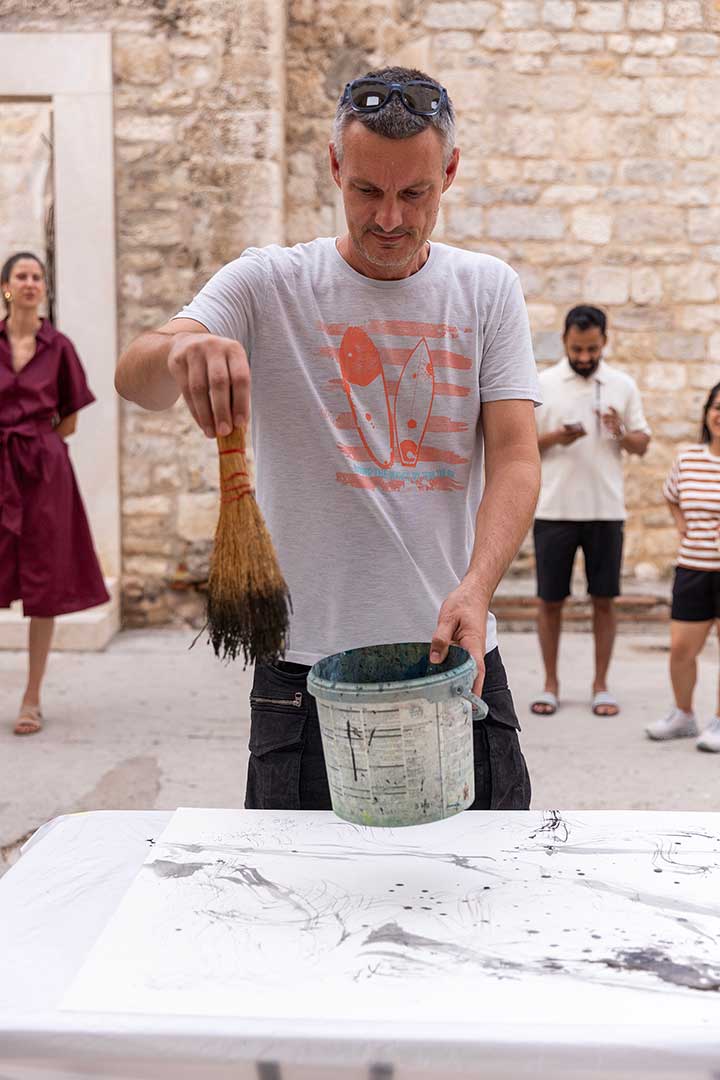 Alma Čače — performances in the Diocletian's Palace, the "Natural Imperfections" project, 2026