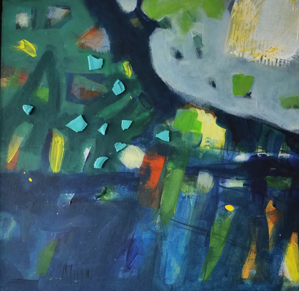 alma_cace_night_scene_acrylic_on_canvas_40x40_cm