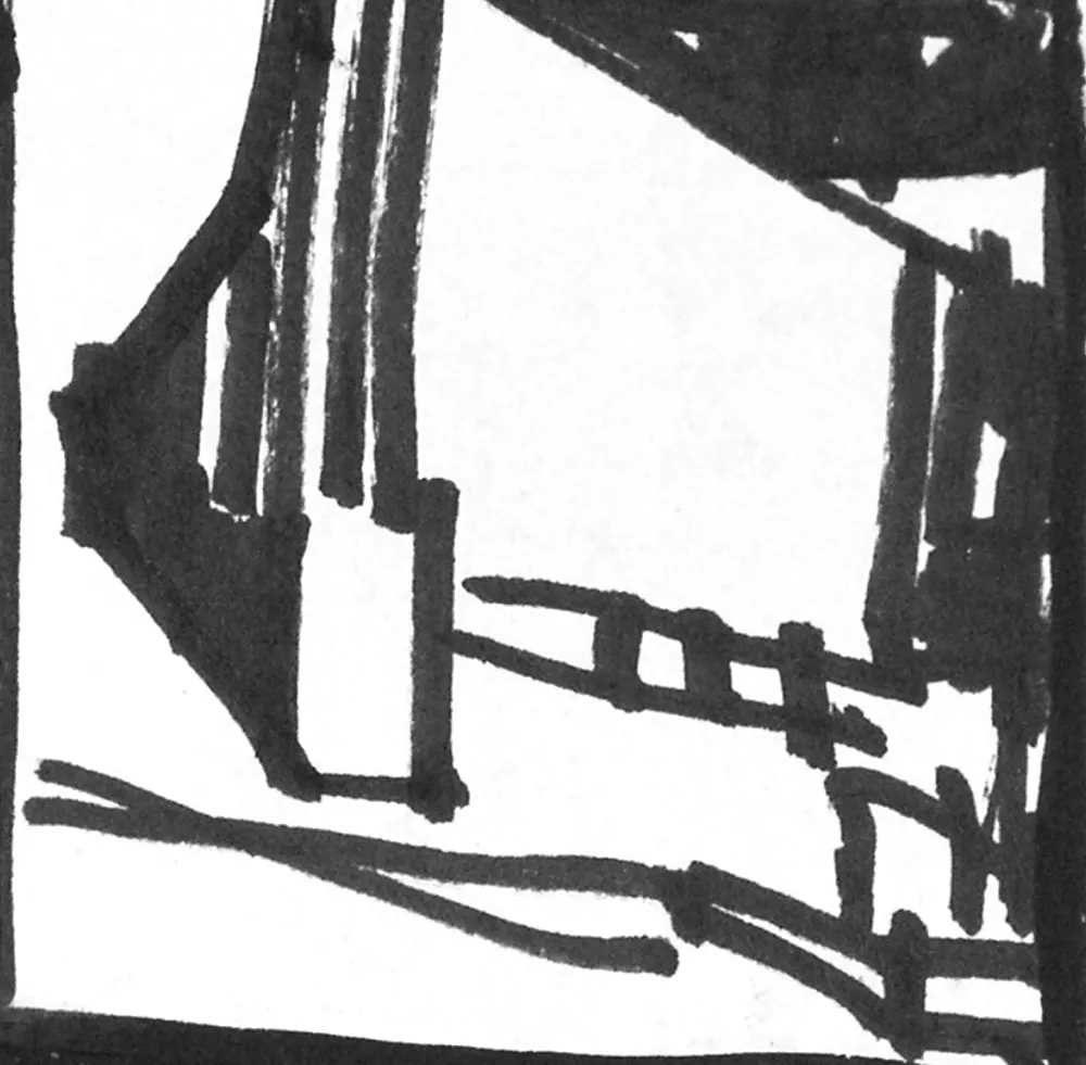 alma_cace_vitics_arhitecture_felt_pen_paper_laminated_on_wood_4x4_cm